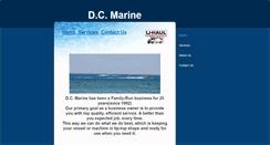 Desktop Screenshot of dcmarineservices.com